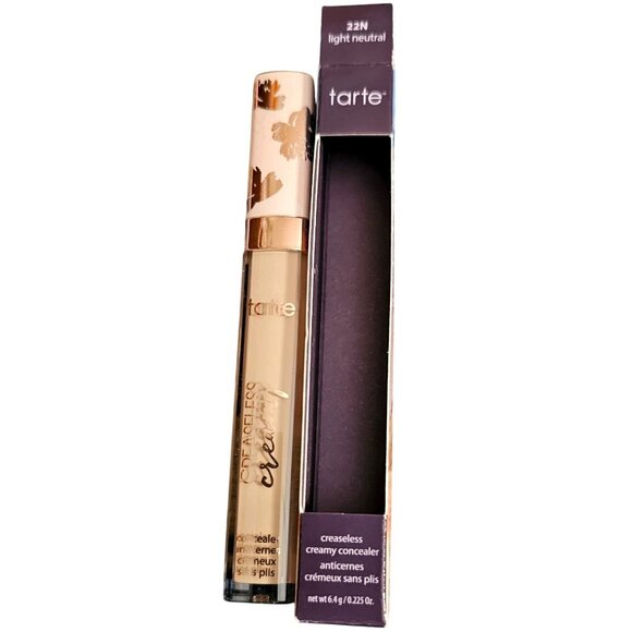 Tarte Creaseless Concealer 22N Light Neutral Full Coverage Vegan 6.4g - Picture 1 of 5